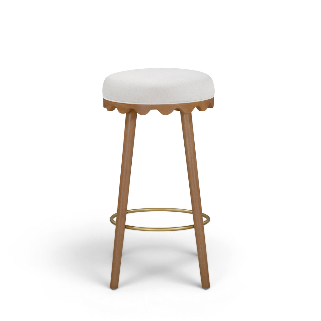 Oodle Performance Vegan Mohair Stool