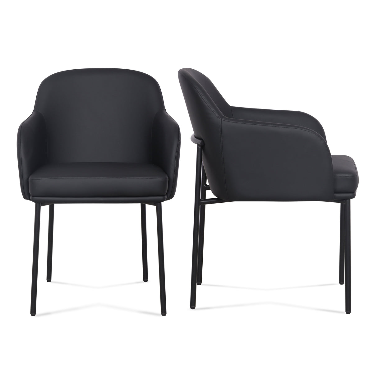 Sydney Performance Vegan Leather Armchair - Set of 2