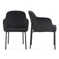 Sydney Performance Velvet Armchair - Set of 2