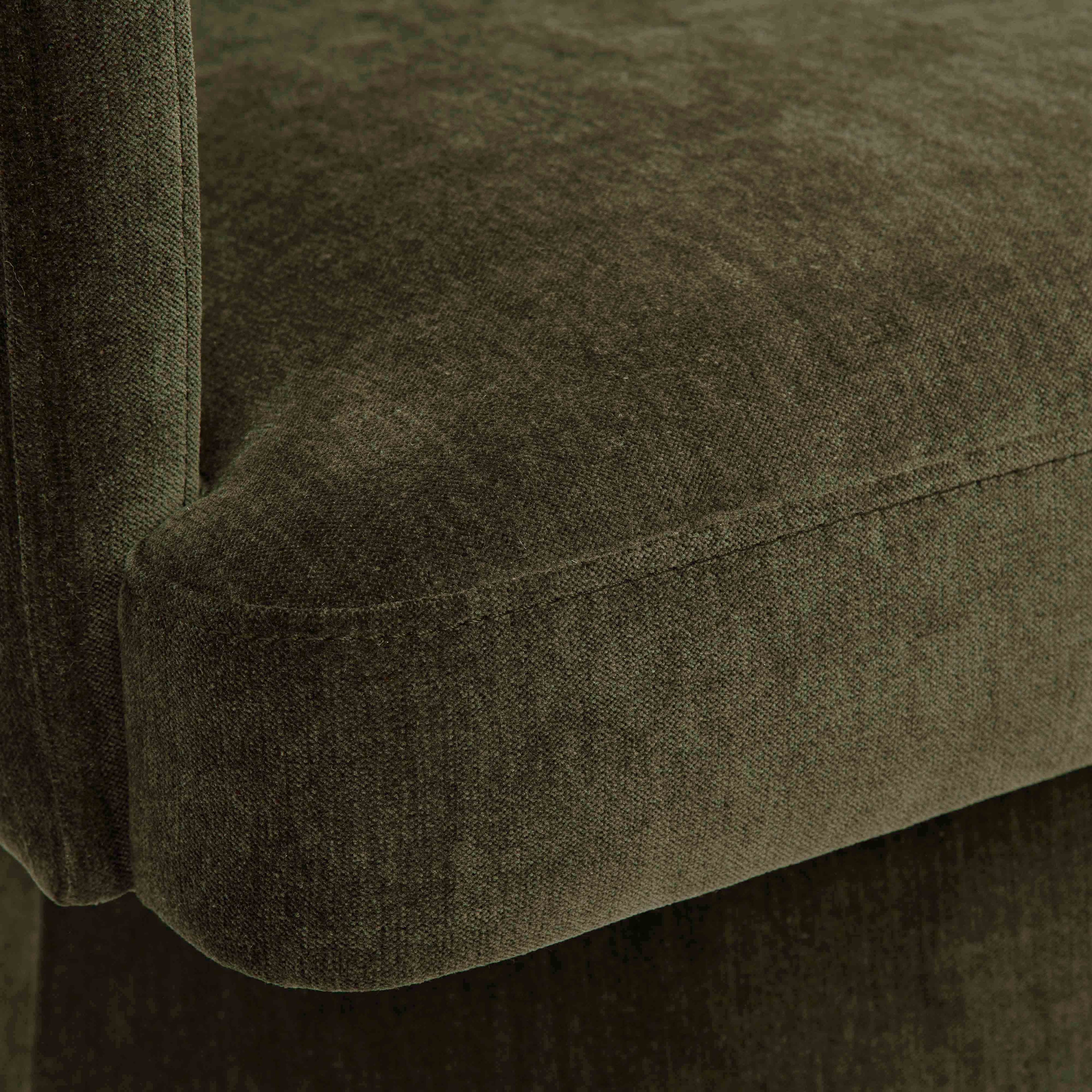 Kristen Upcycled Contract-Grade Chenille Rolling Desk Chair