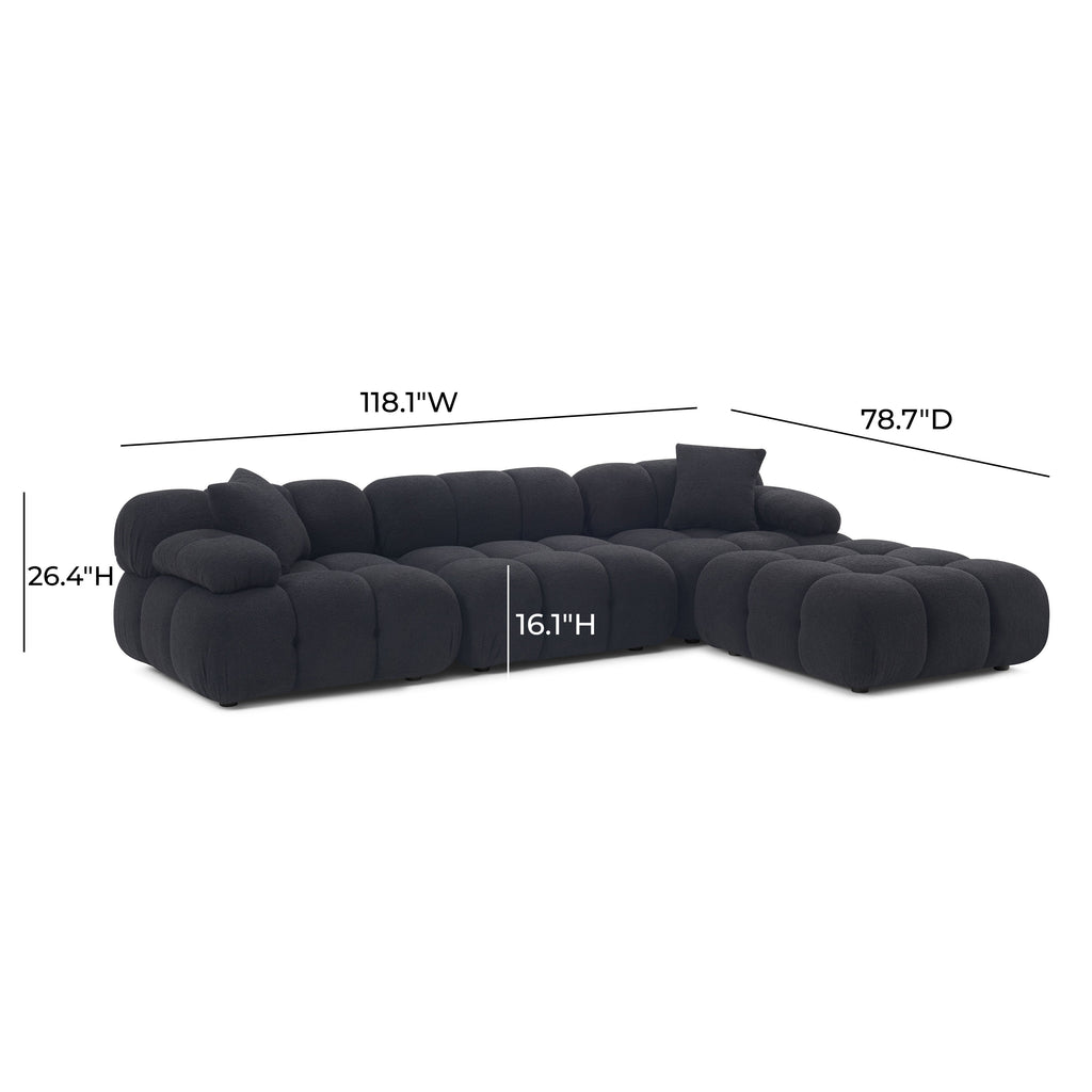 Calliope 4-Piece Performance Modular Sectional