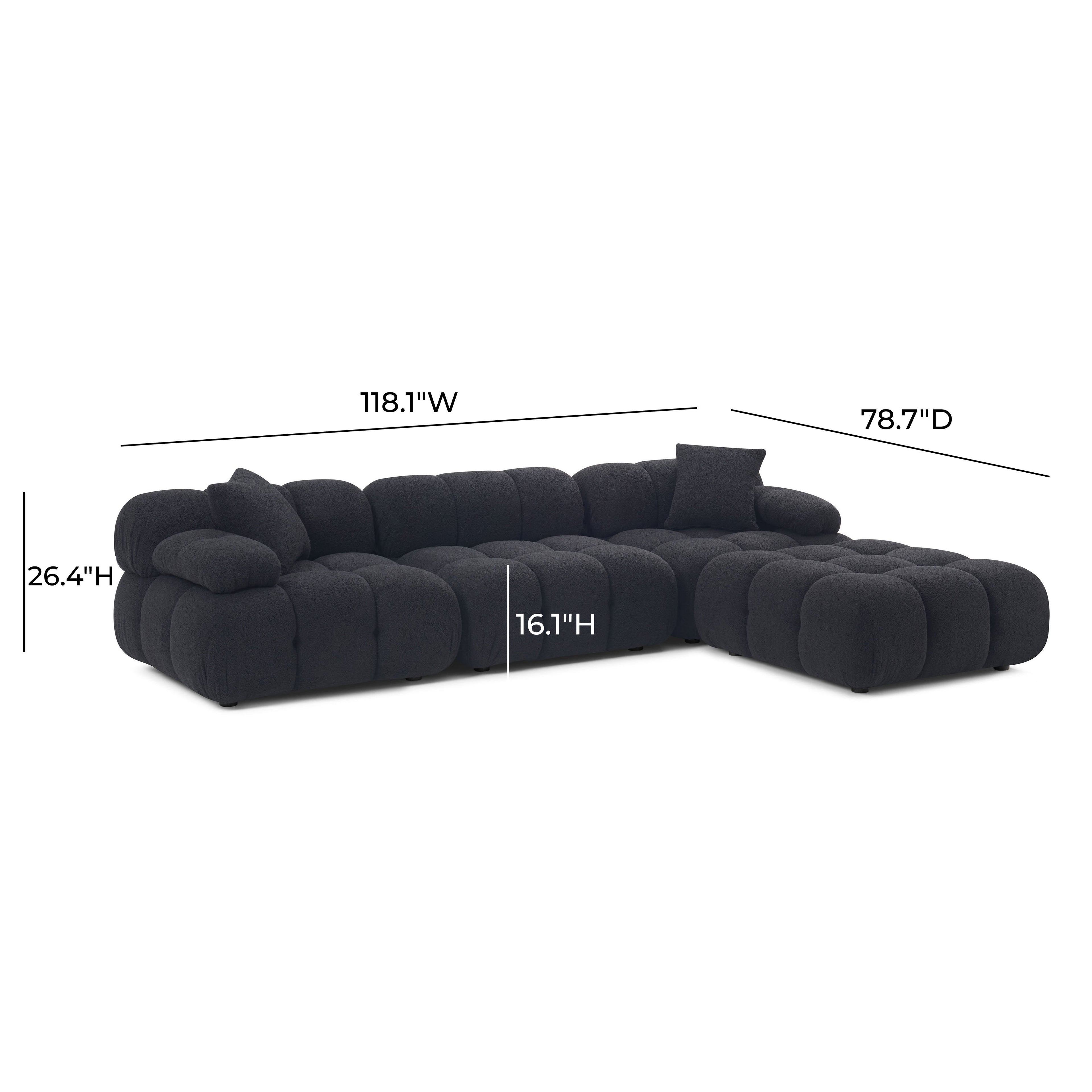 Calliope 4-Piece Performance Modular Sectional