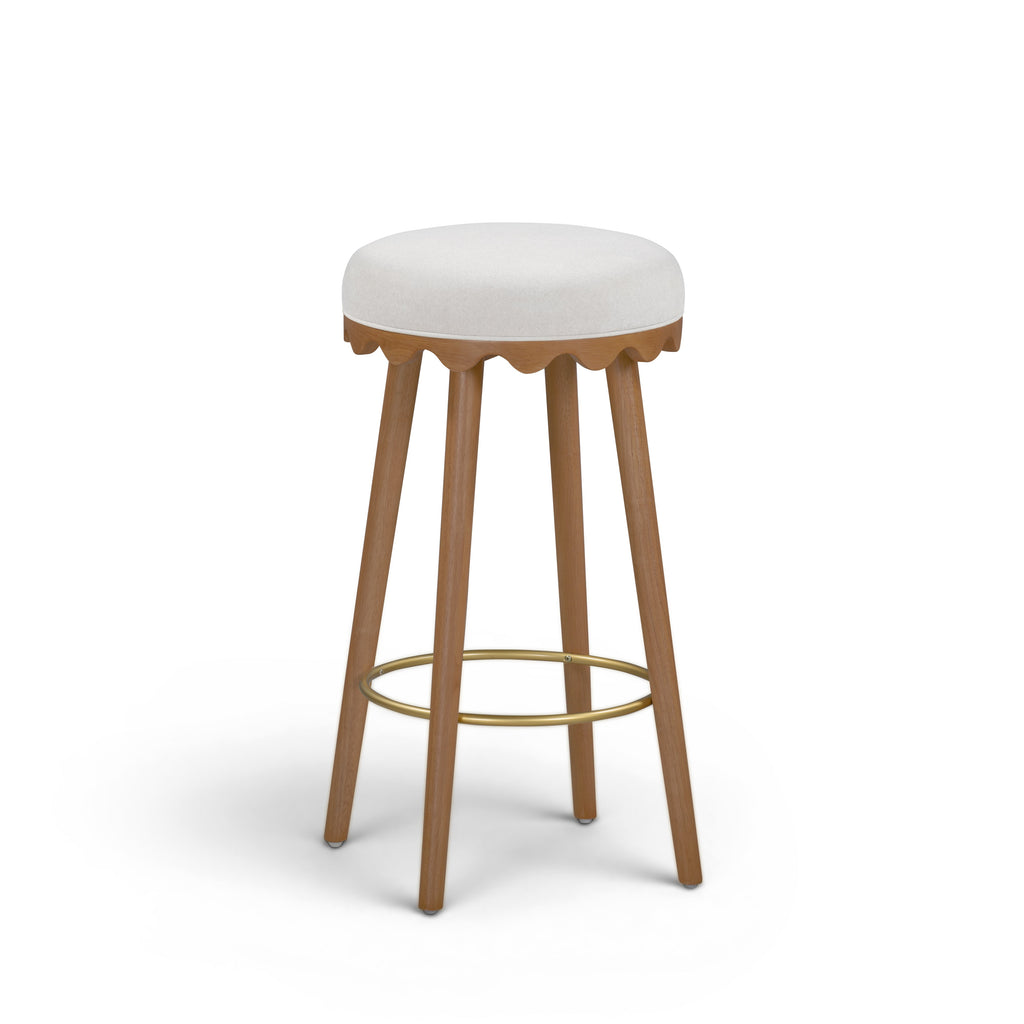 Oodle Performance Vegan Mohair Stool