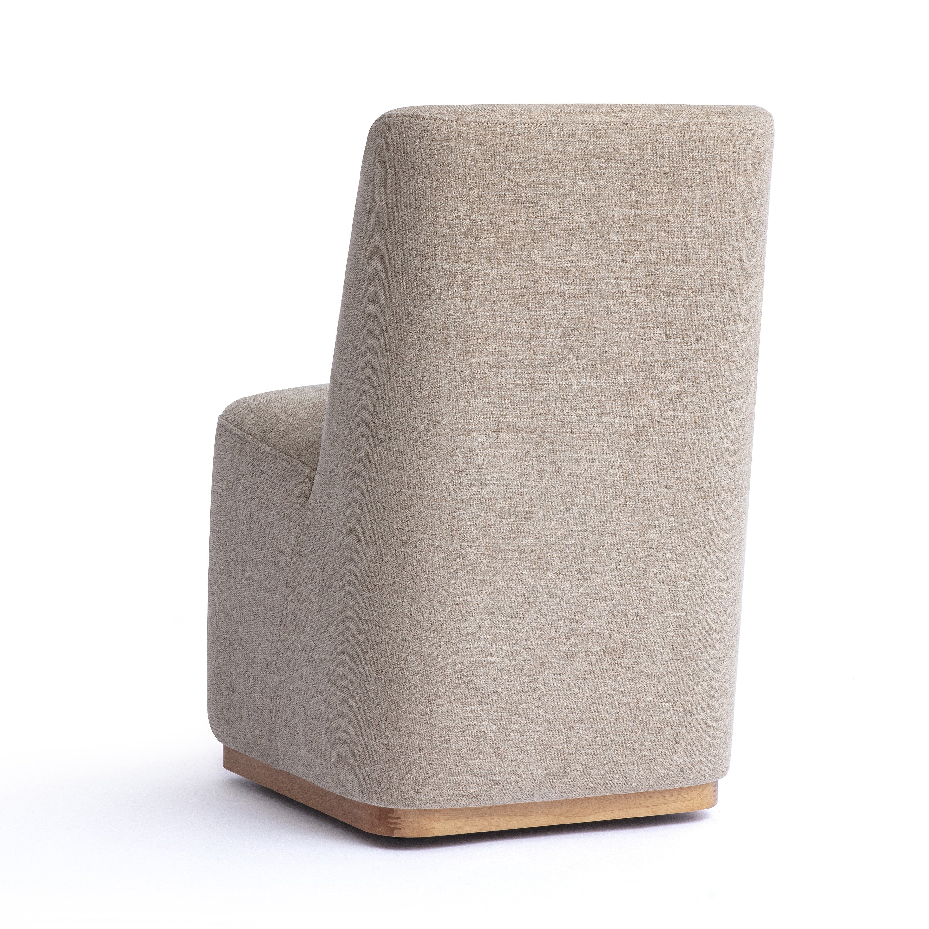 Melissa Performance Fabric Rolling Dining Chair
