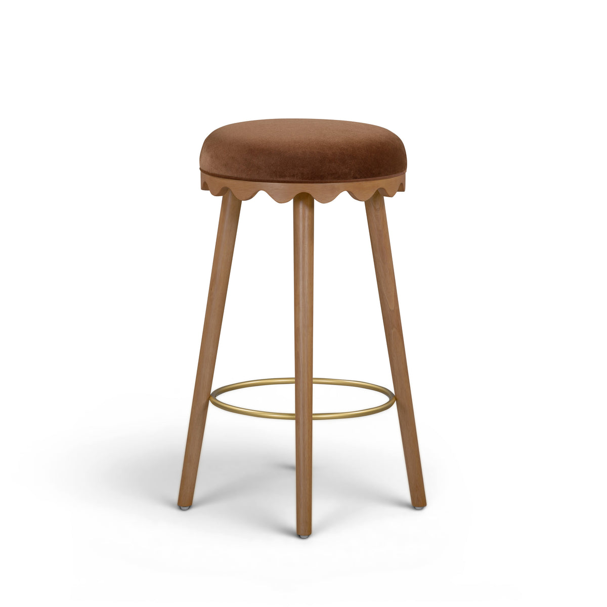 Oodle Performance Vegan Mohair Stool