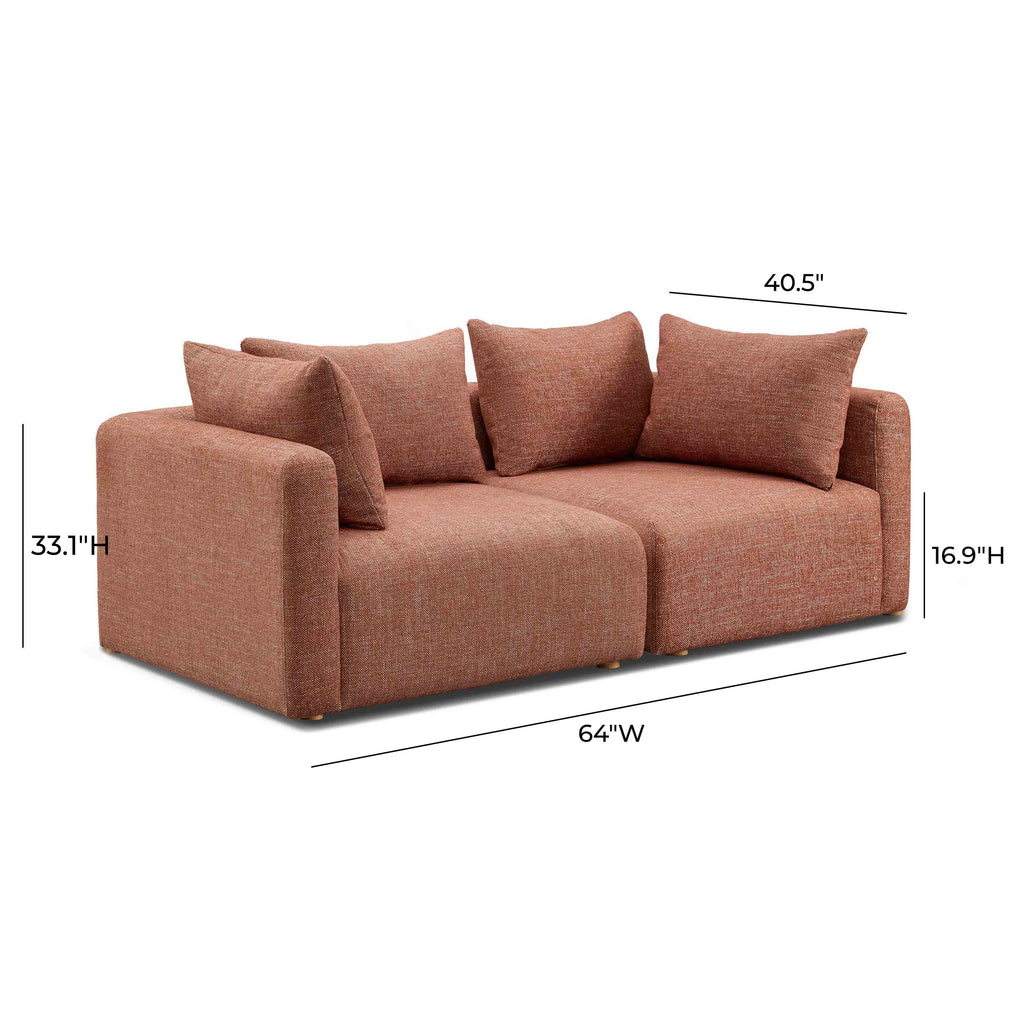 Hangover 81" Modular Loveseat