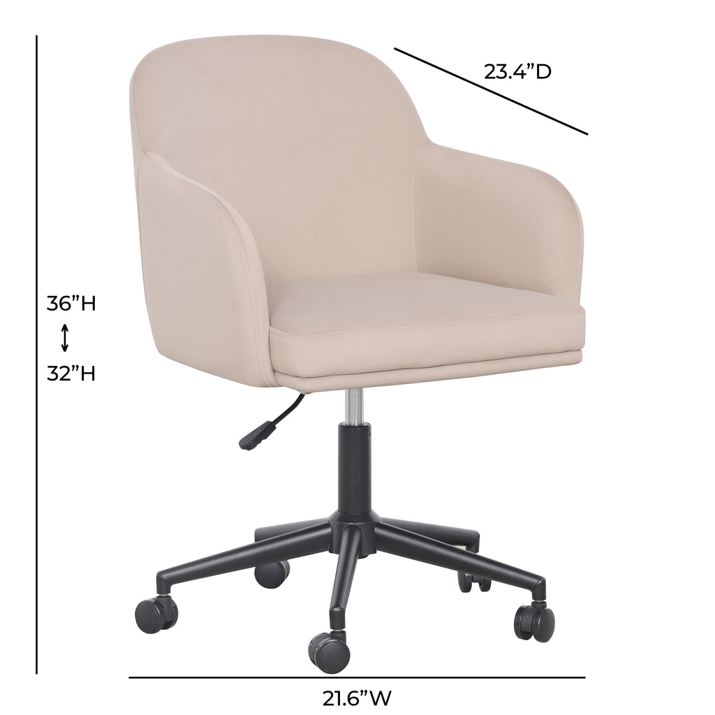 Sydney Performance Velvet Office Desk Chair