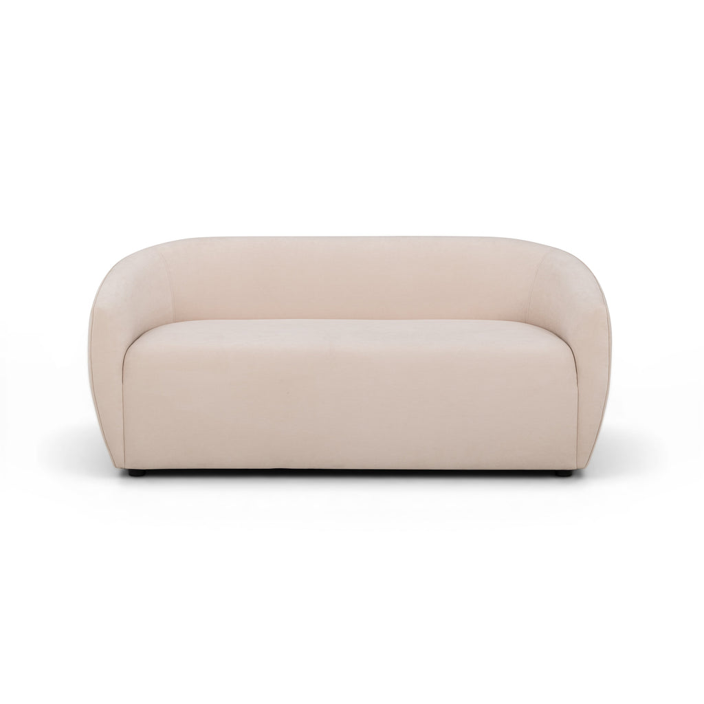 Jordan 70" Textured Performance Velvet Loveseat — Blush null