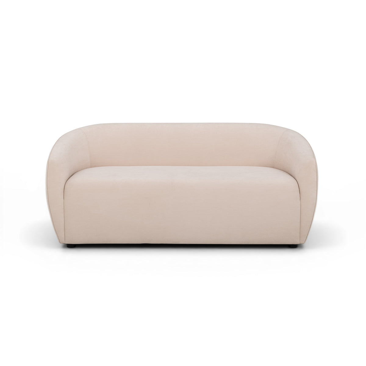 Jordan 70" Textured Performance Velvet Loveseat — Blush null