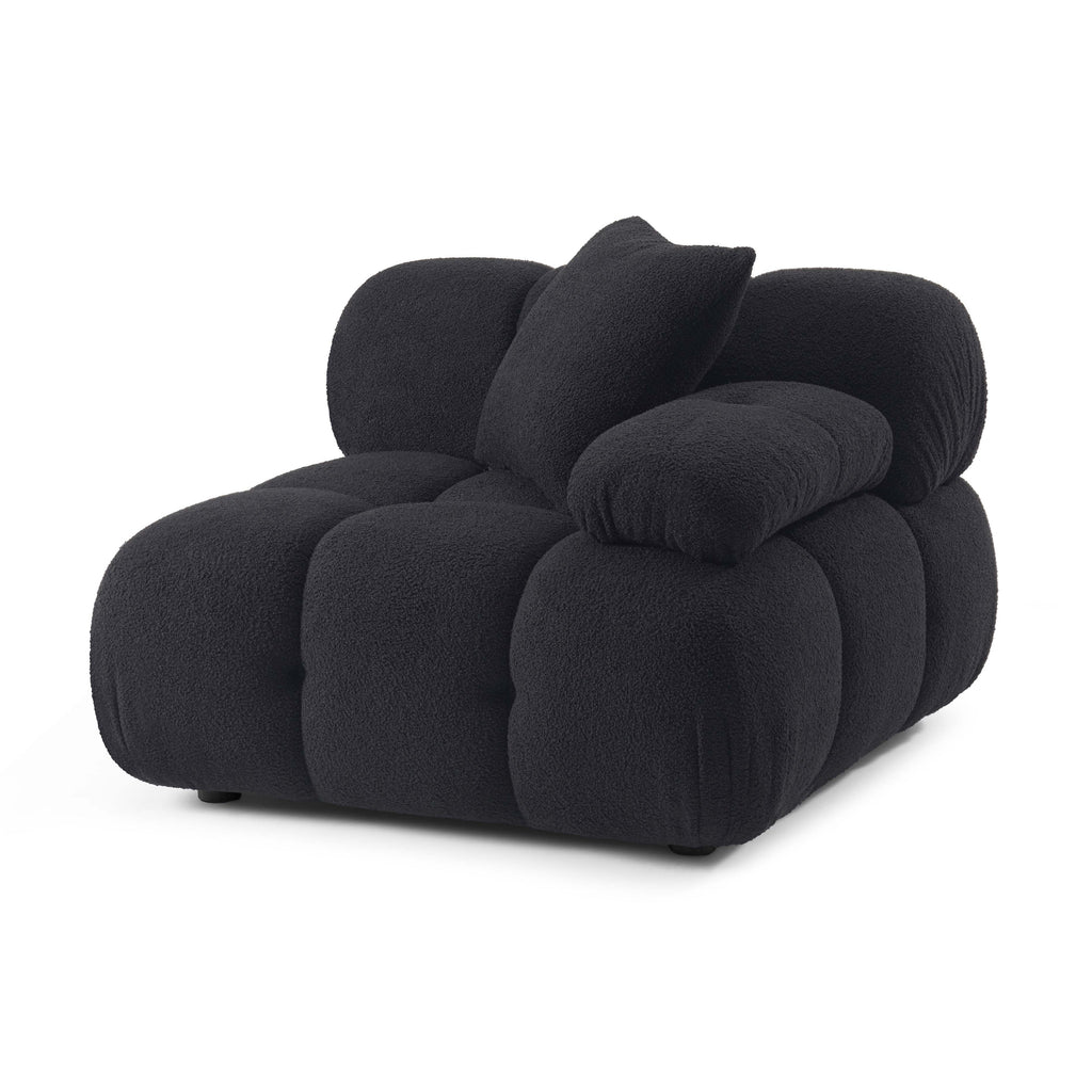Calliope Performance Vegan Shearling Modular Corner Chair
