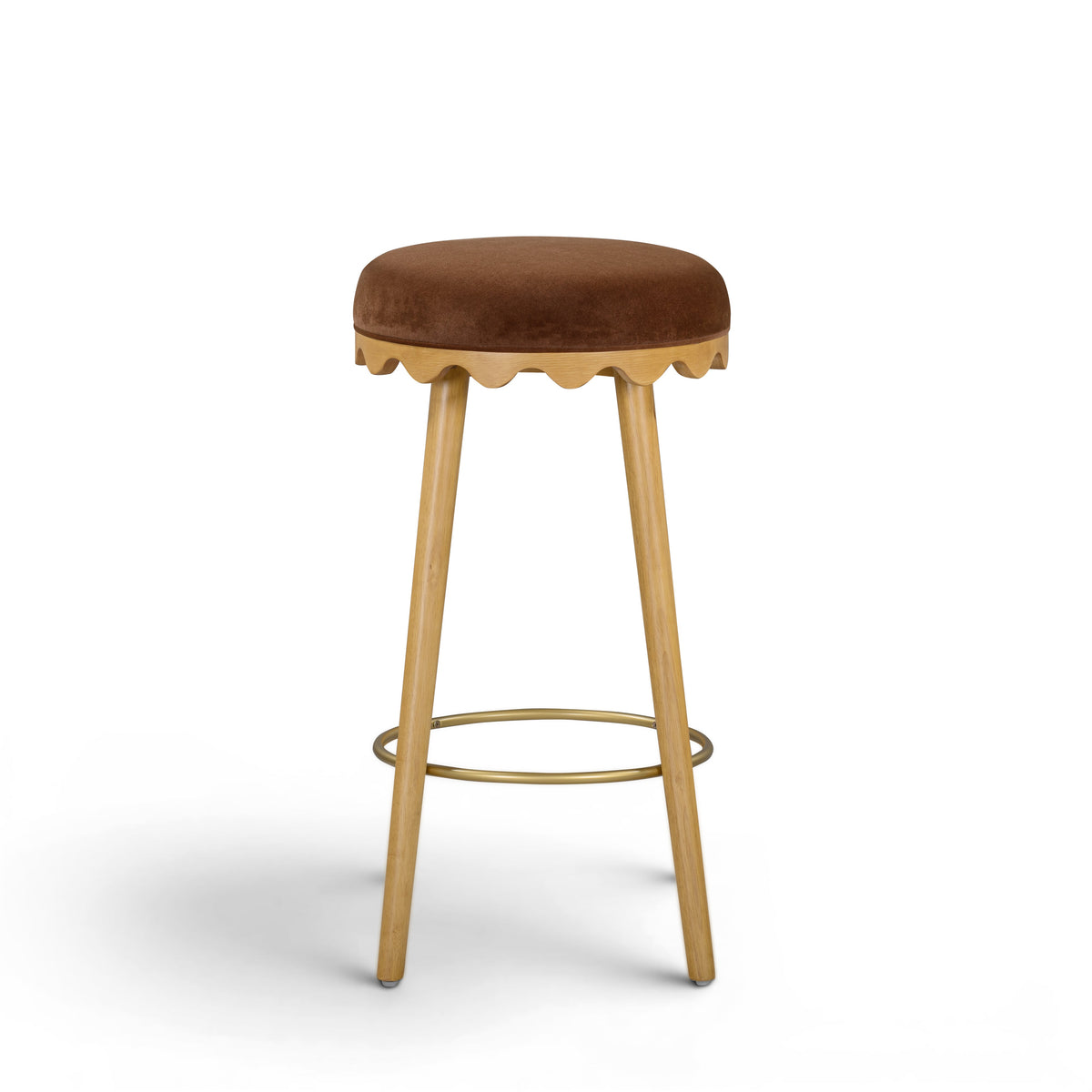Oodle Performance Vegan Mohair Stool