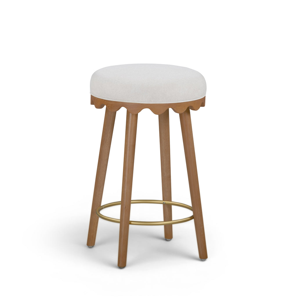 Oodle Performance Vegan Mohair Stool