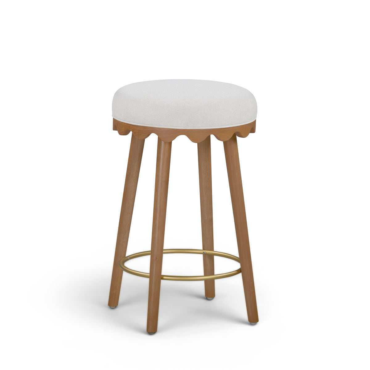 Oodle Performance Vegan Mohair Stool