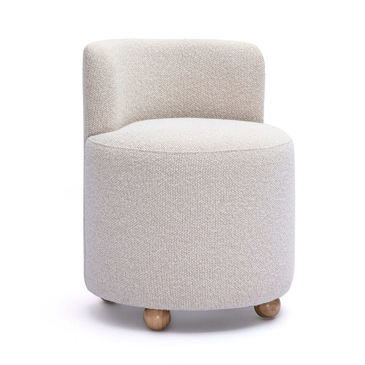 Hakuna Cream Performance Boucle Desk Chair