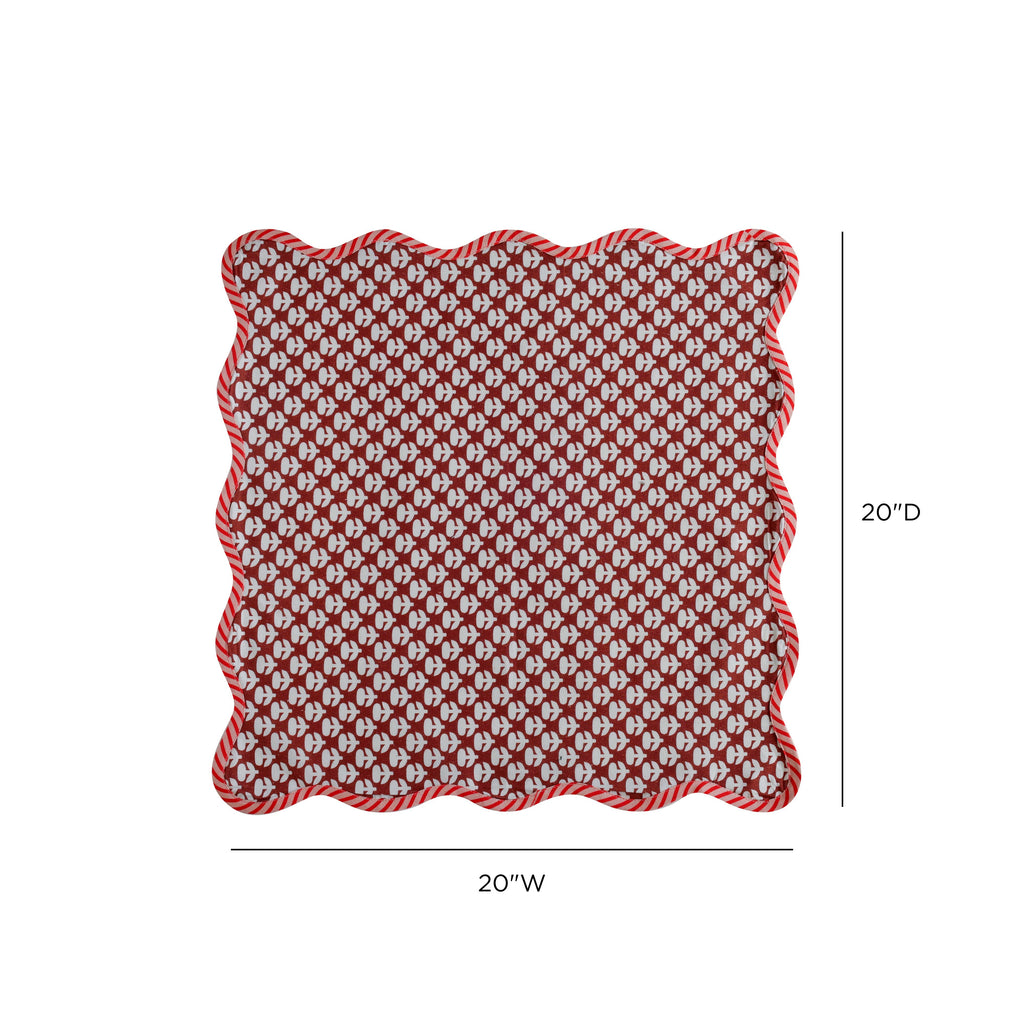 Crissy Cotton Canvas Printed Napkins - Set of 4