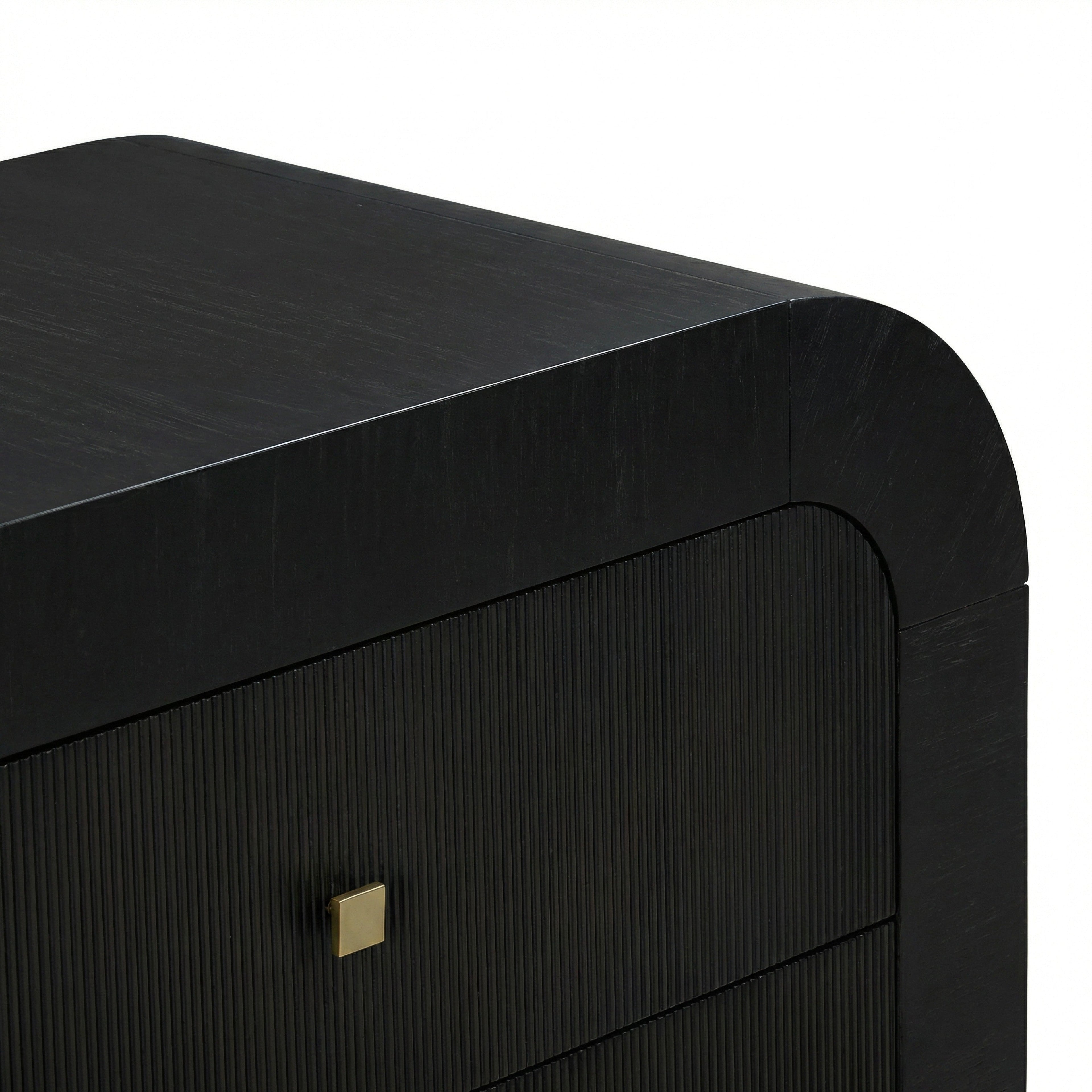 Hump 38" Arched 3-Drawer Bedside Chest