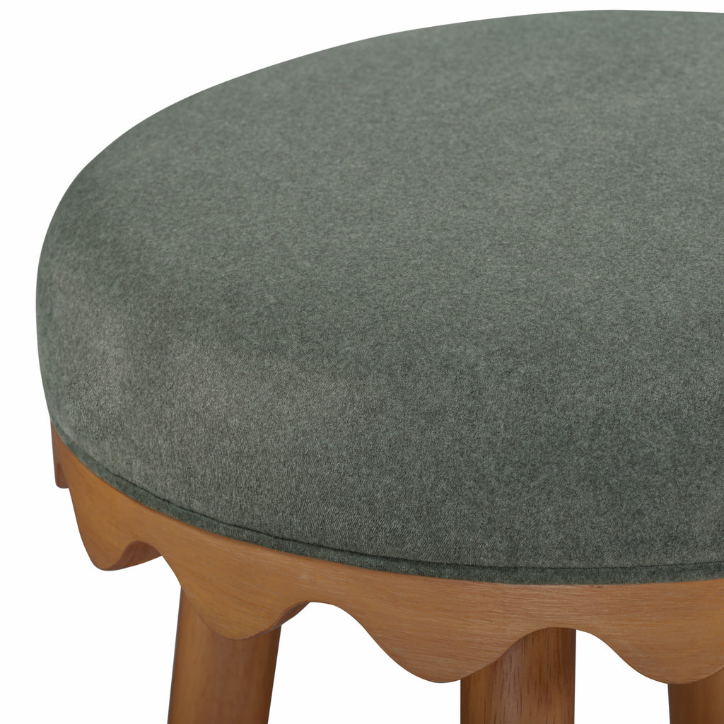 Oodle Performance Vegan Mohair Stool