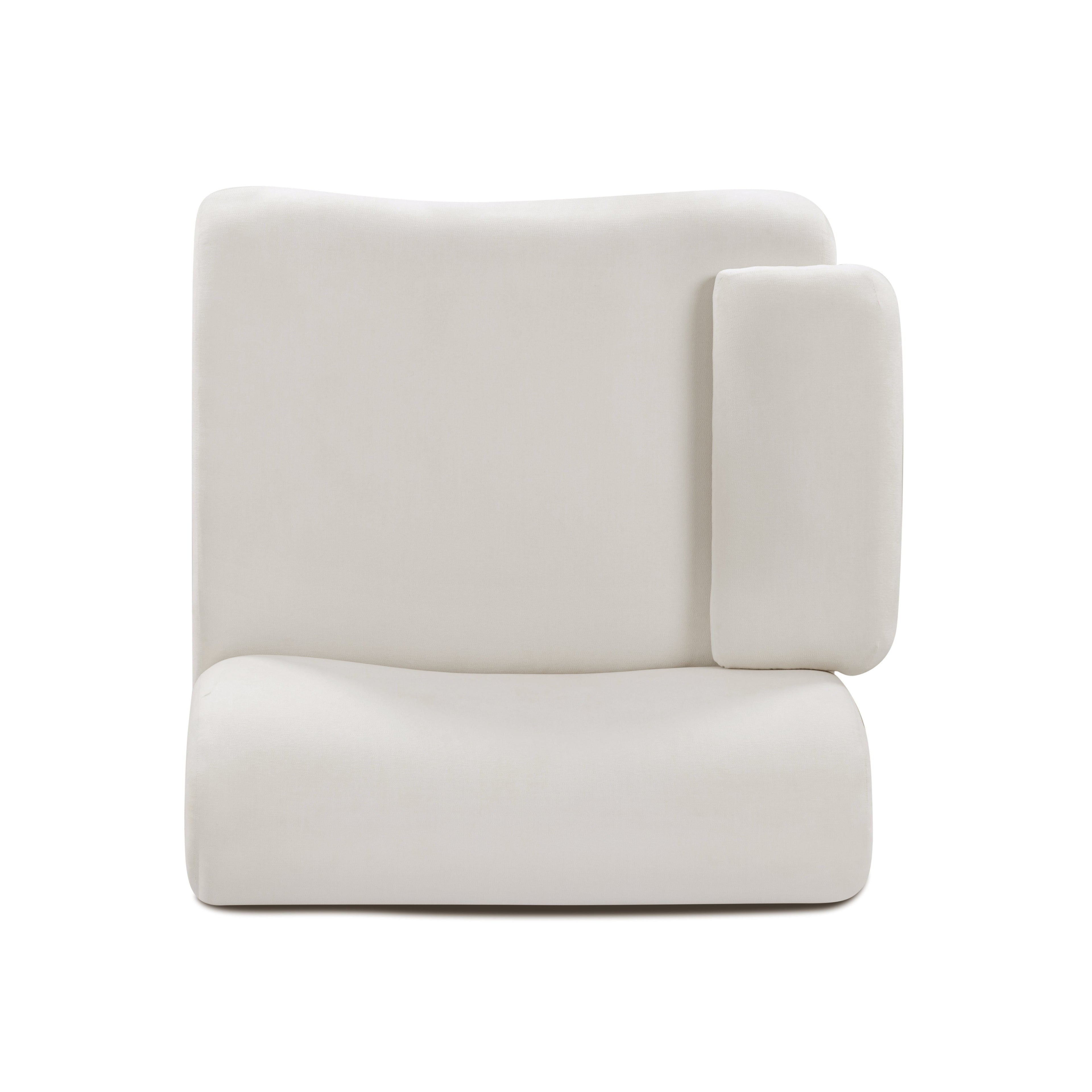Zenith Contract-Grade Upcycled Fabric Corner Chair