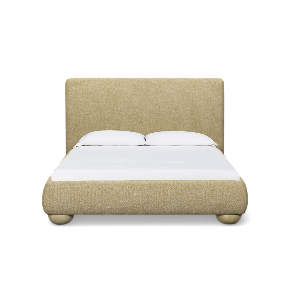 Rayne Textured Fabric Bed — Honey Queen