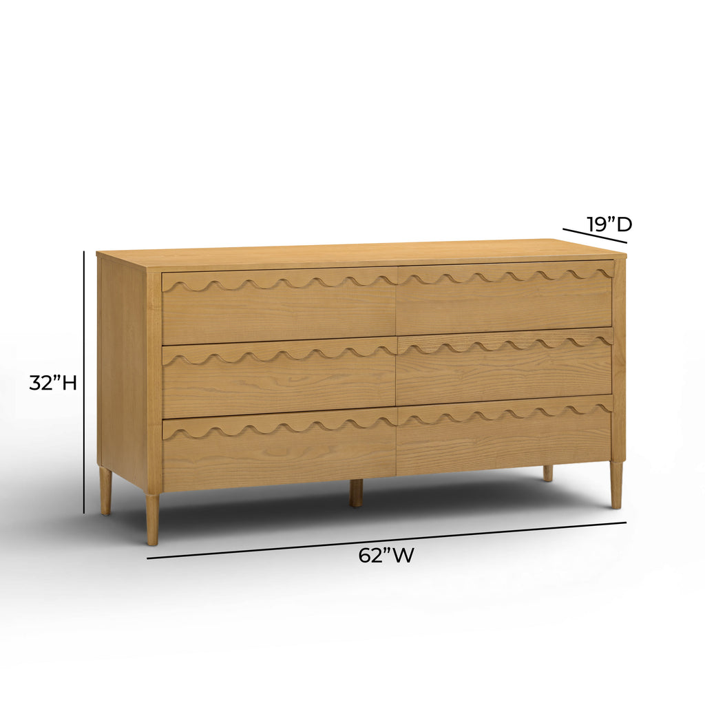 Oodle 62" 6-Drawer Dresser