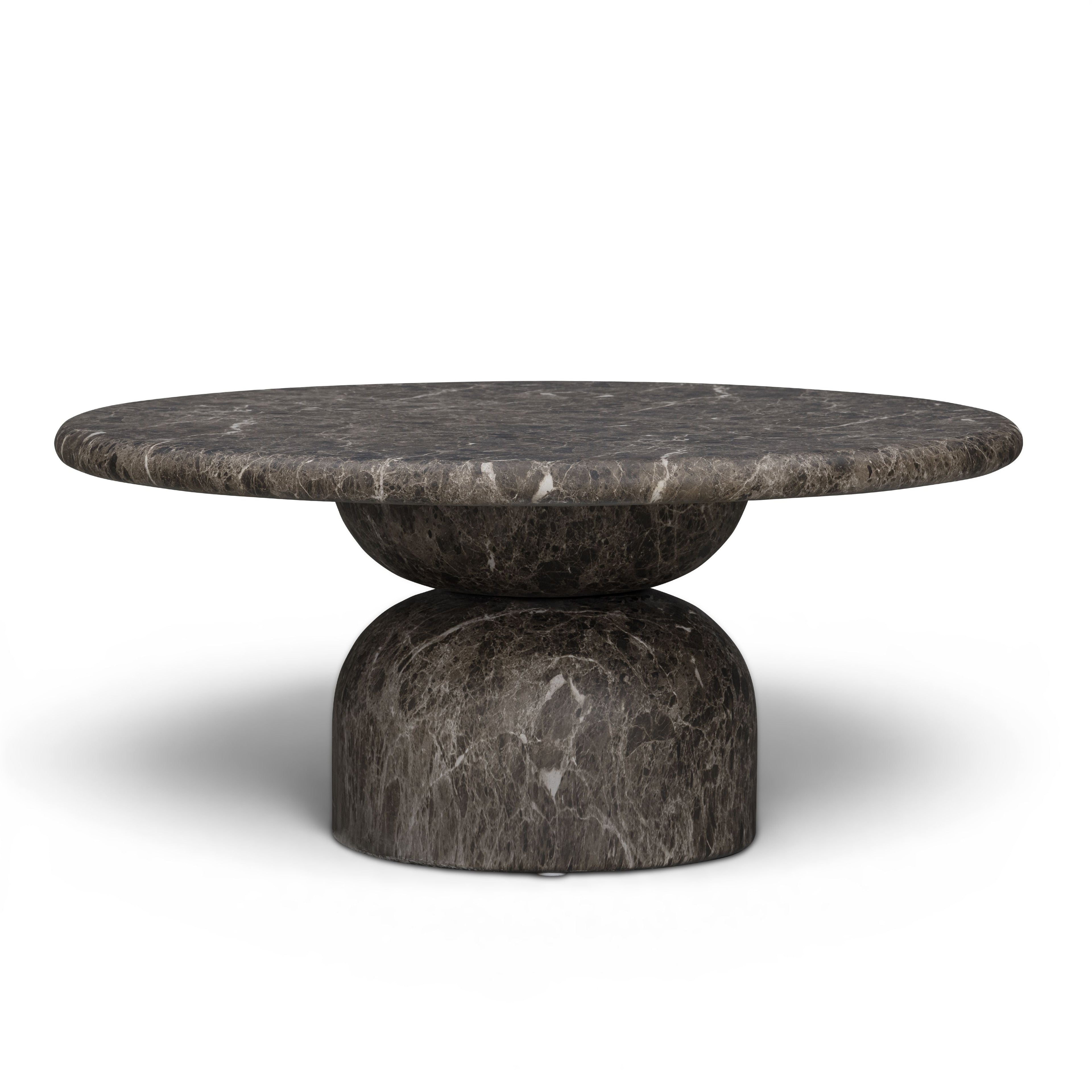 Cynthia 36" Concrete Indoor/Outdoor Coffee Table