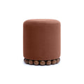Dex Performance Vegan Mohair Ottoman