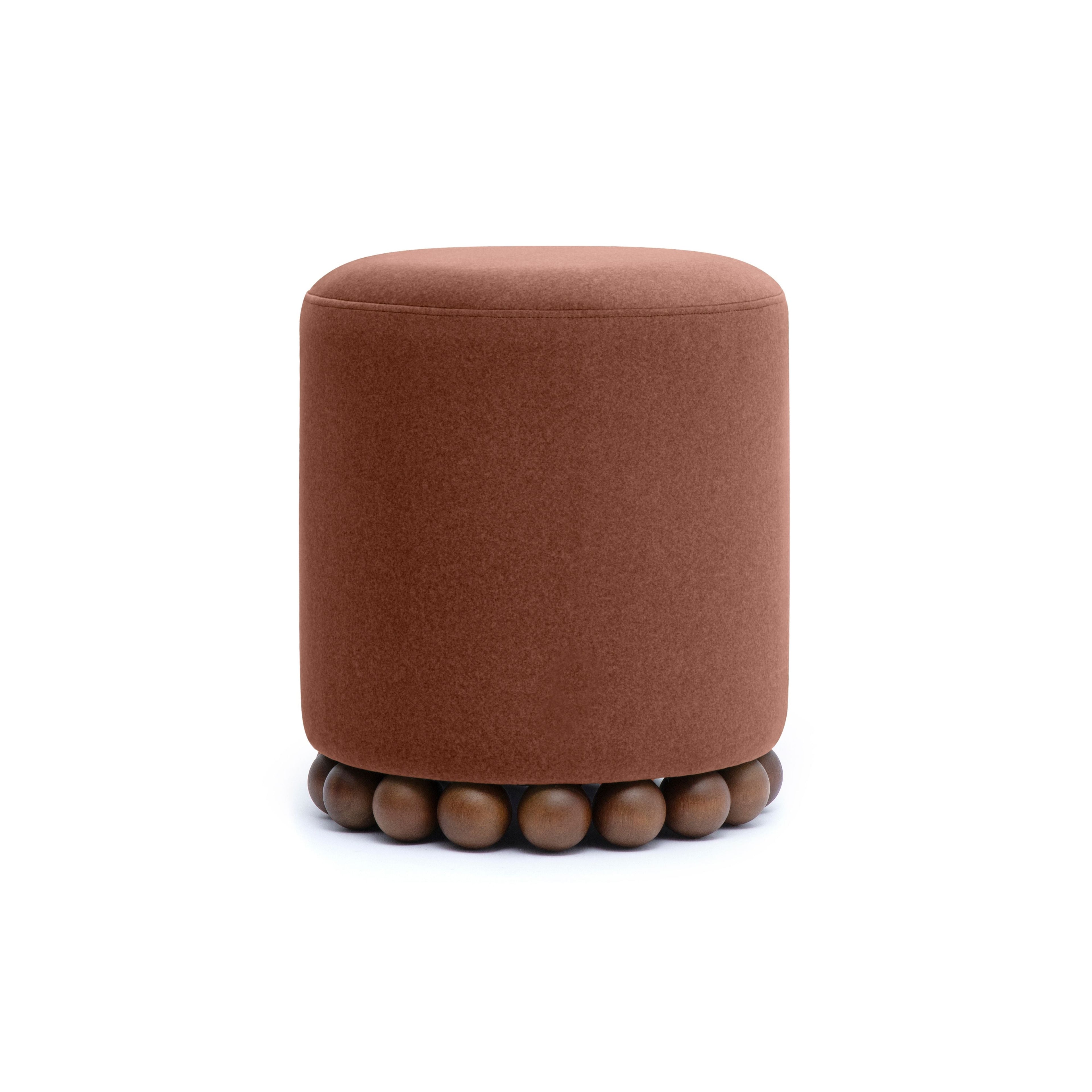 Dex Performance Vegan Mohair Ottoman