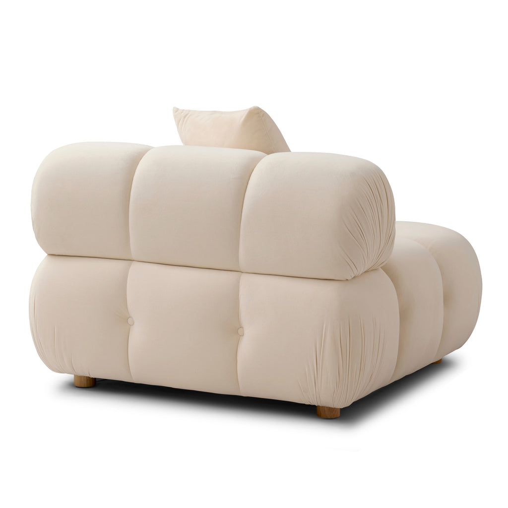 Calliope Performance Vegan Shearling Modular Corner Chair