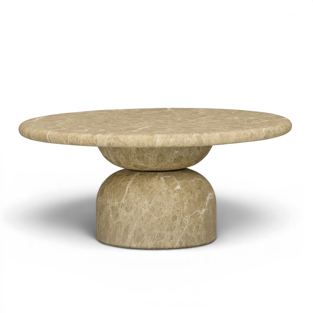 Cynthia 36" Concrete Indoor/Outdoor Coffee Table