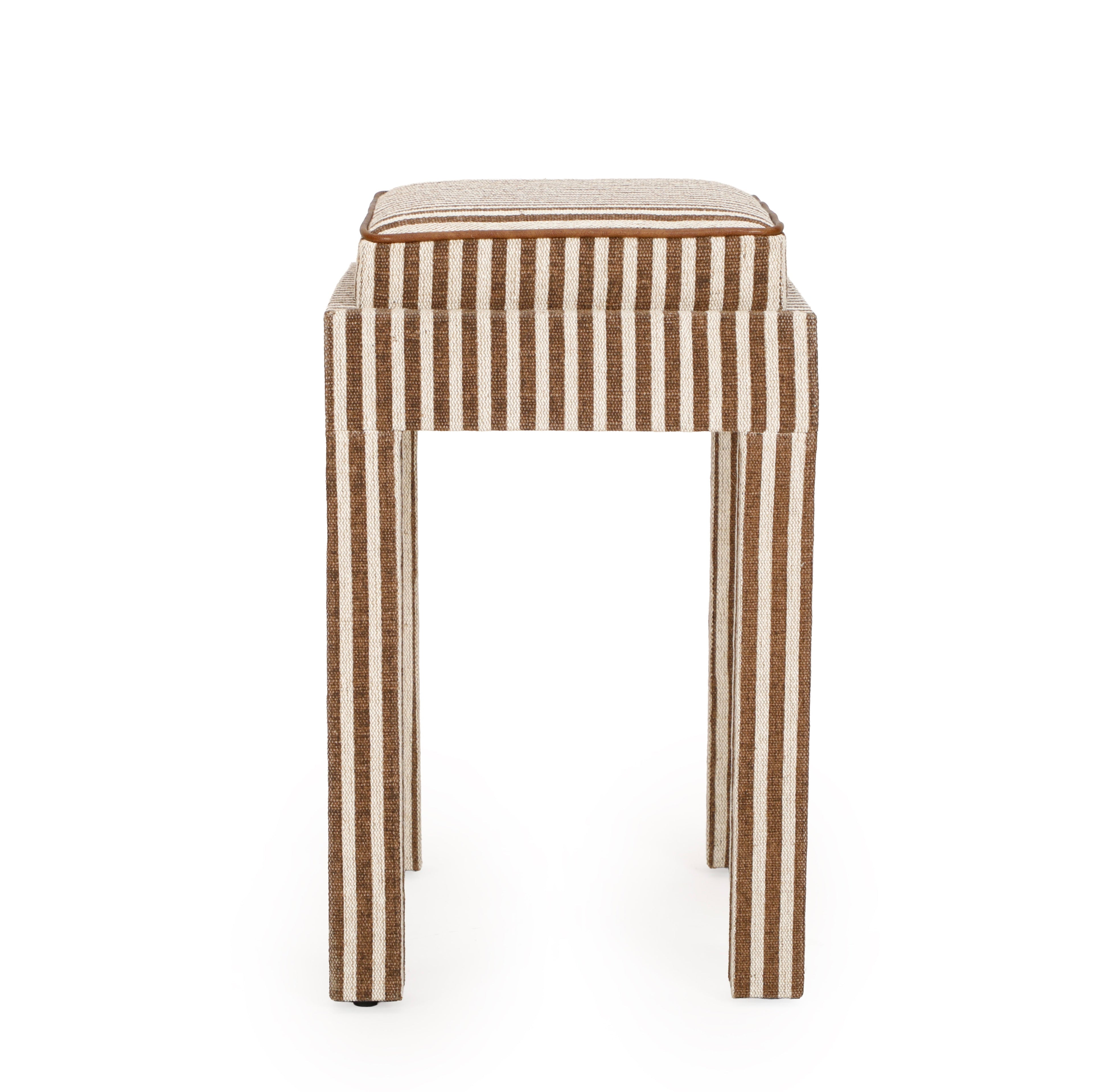 Kora Cotton Jute Contract-Grade Accent Stool