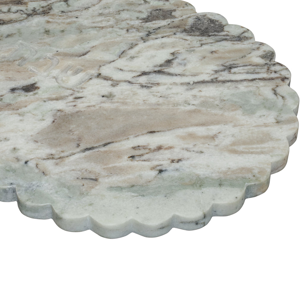Shabbat Marble Serving Board
