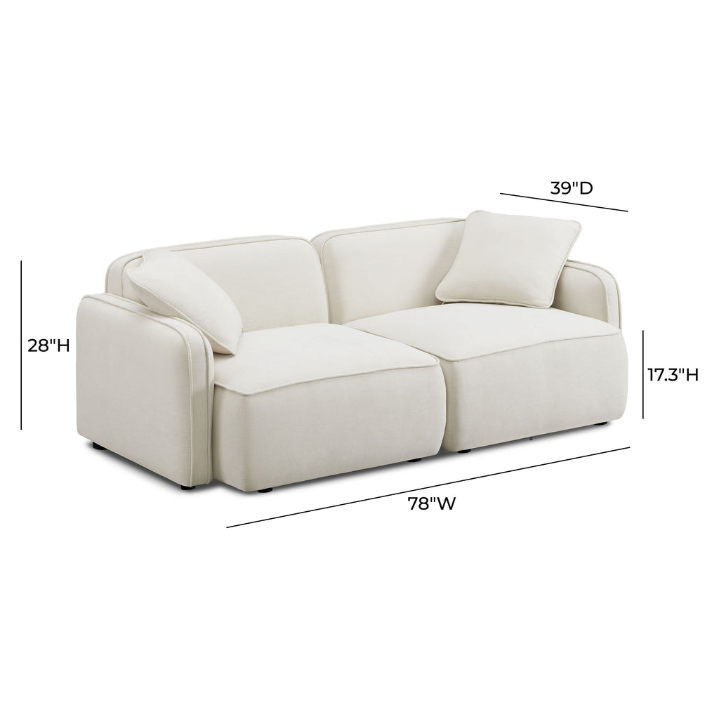 Travie 78" Modular Loveseat