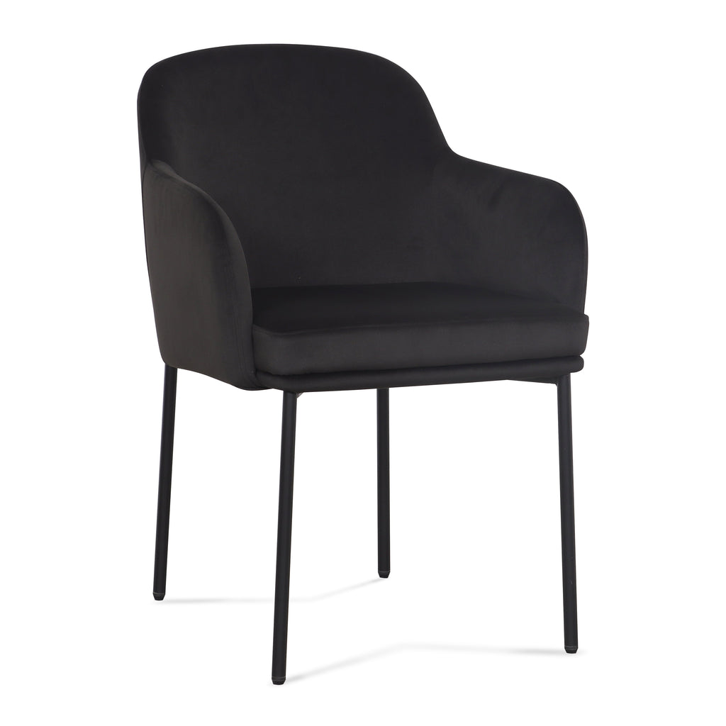 Sydney Performance Velvet Armchair - Set of 2