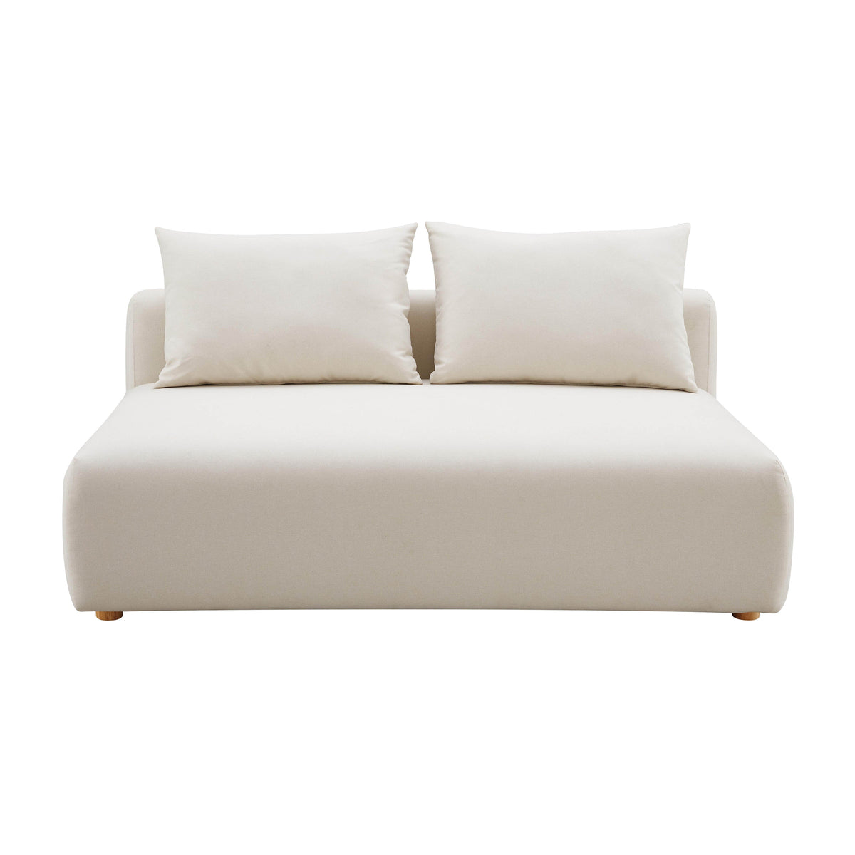 Hangover 64" Armless Loveseat