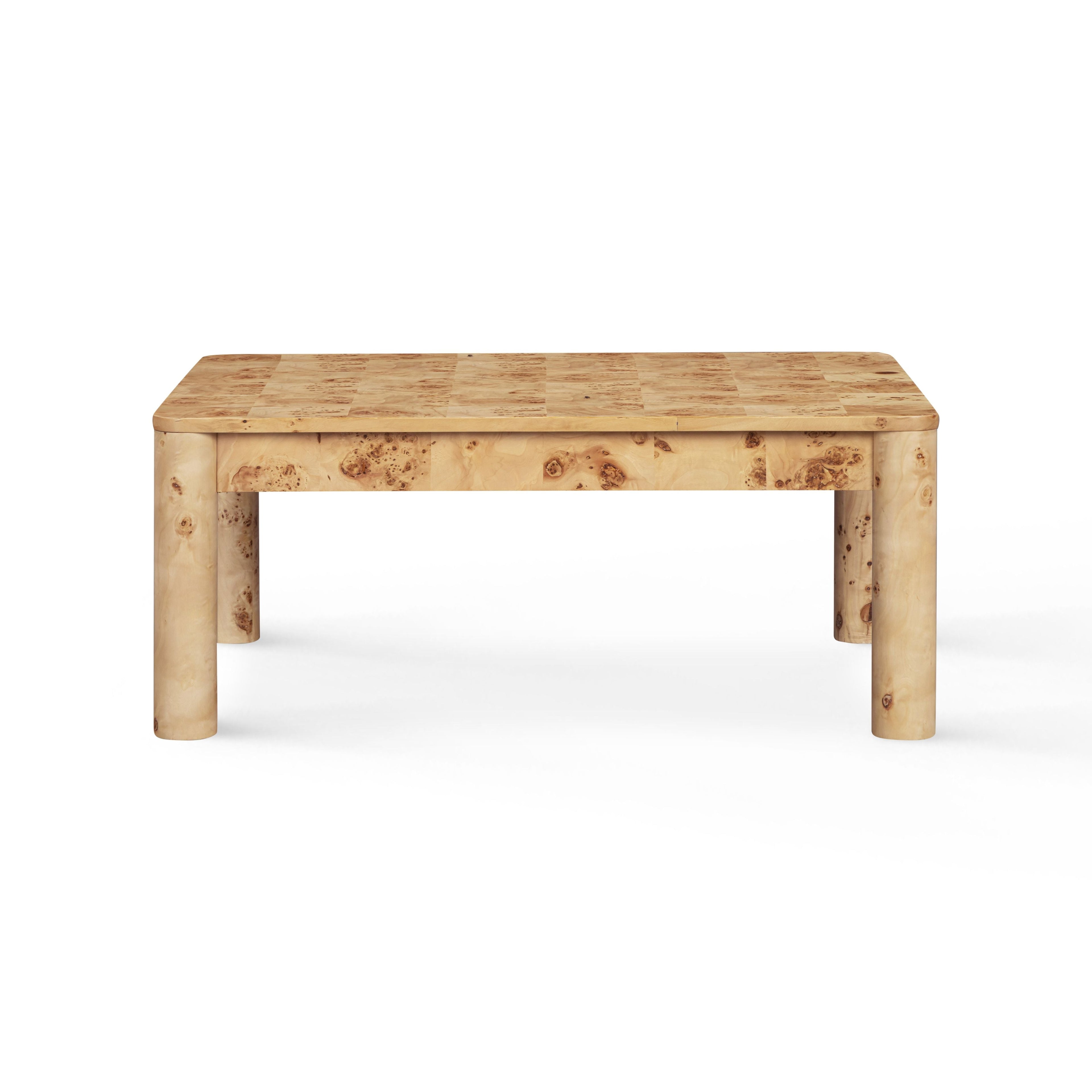 Berri 39" Natural Burl Coffee Table