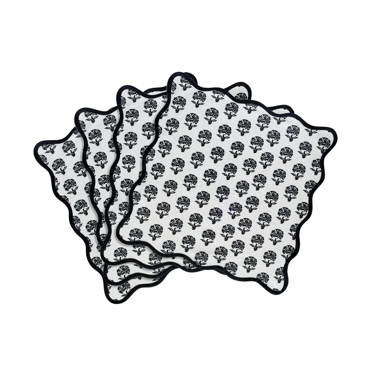 Crissy Cotton Canvas Printed Napkins - Set of 4