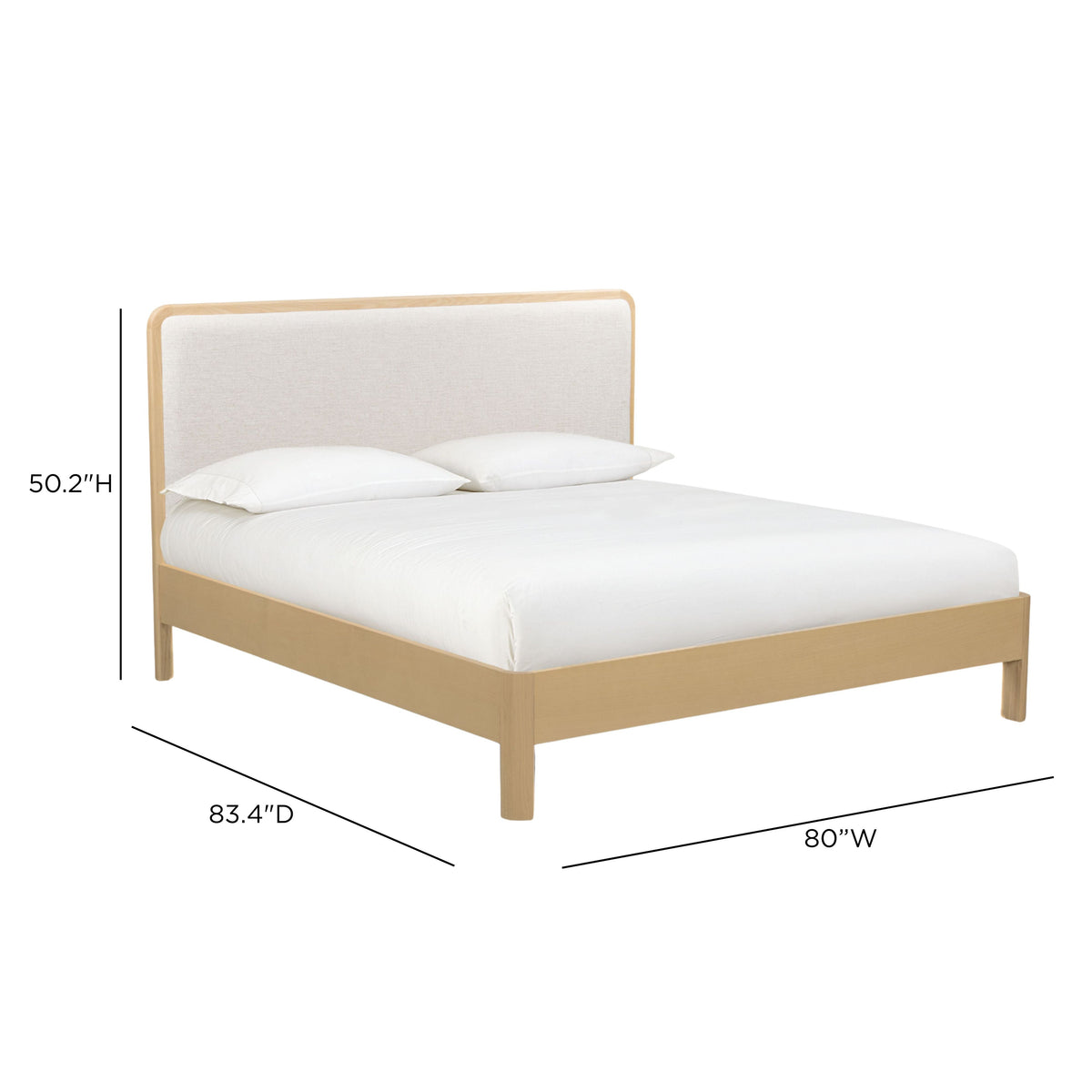 Rafaelle Natural Solid Ash Bed