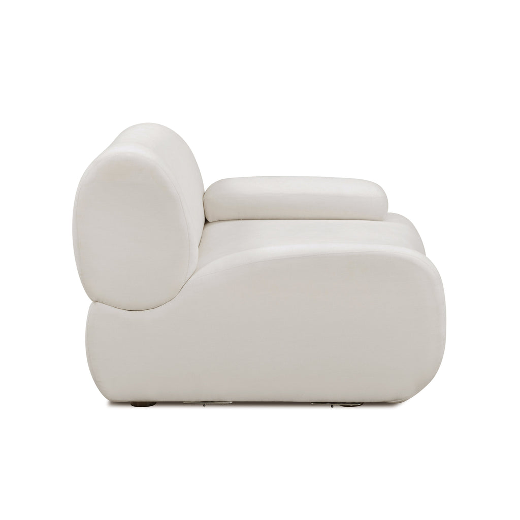 Zenith Contract-Grade Upcycled Fabric Corner Chair
