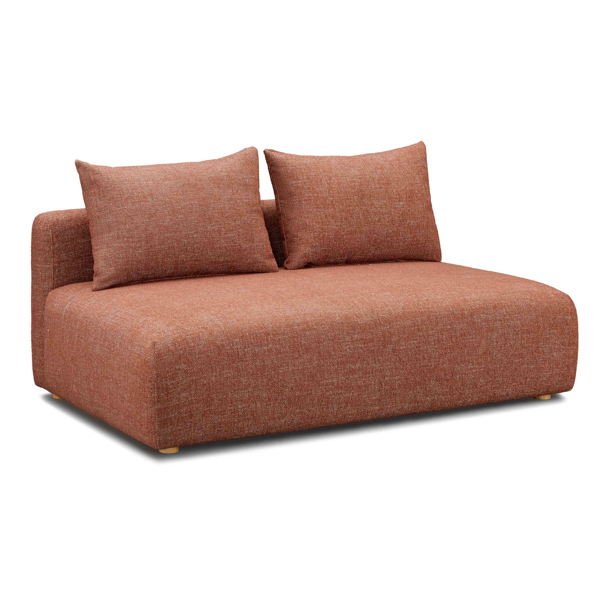 Hangover 64" Armless Loveseat — Red null