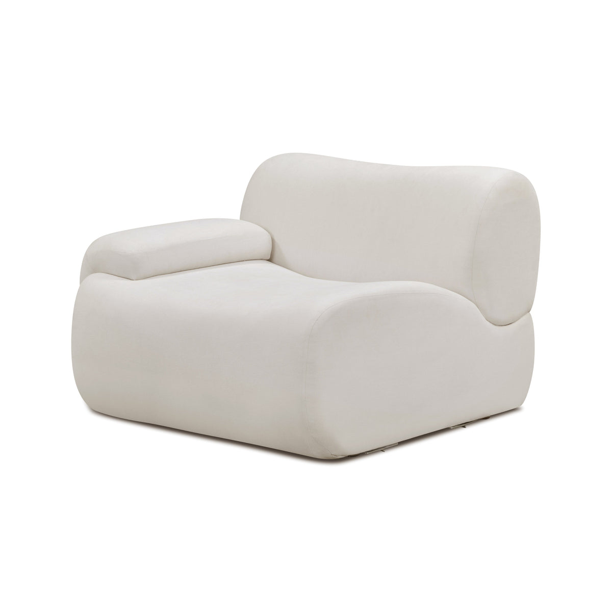 Zenith Contract-Grade Upcycled Fabric Corner Chair