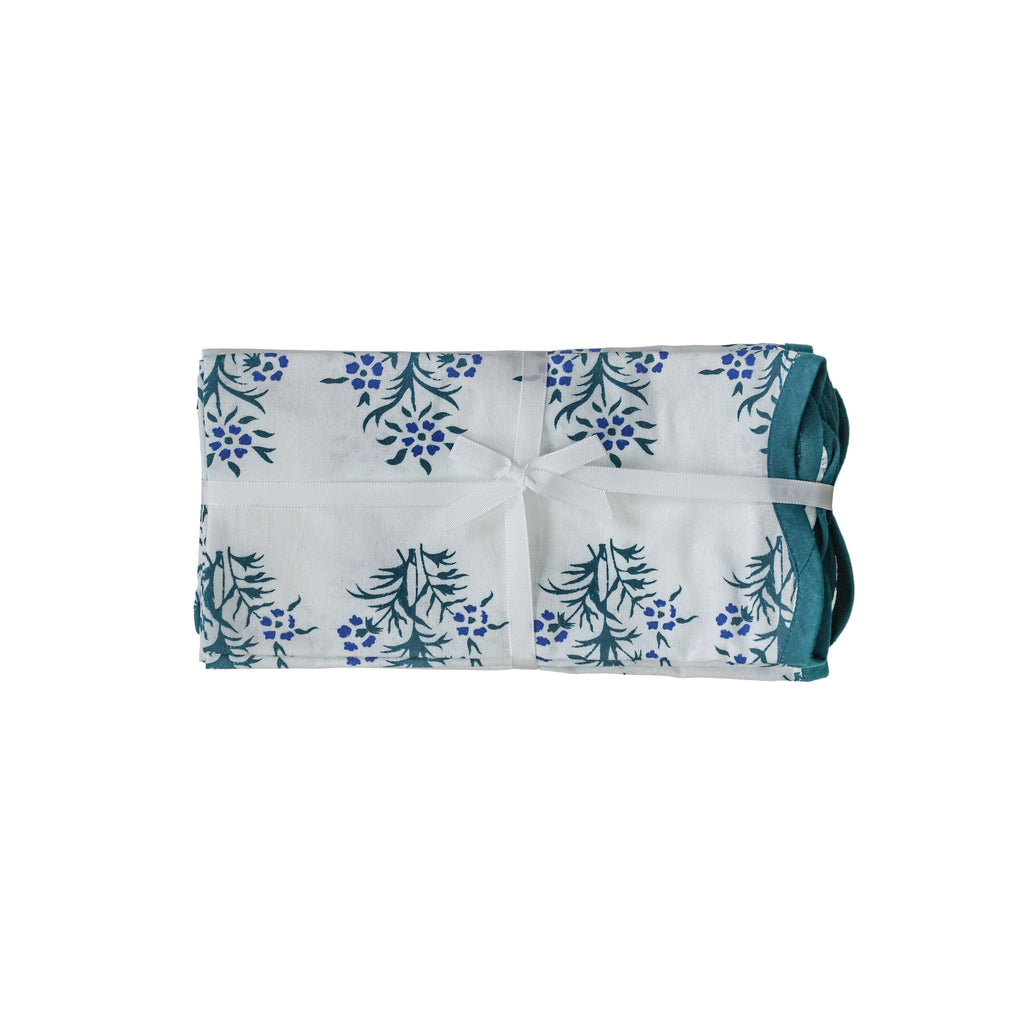 Crissy Cotton Canvas Printed Napkins - Set of 4