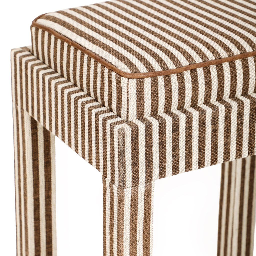 Kora Cotton Jute Contract-Grade Accent Stool
