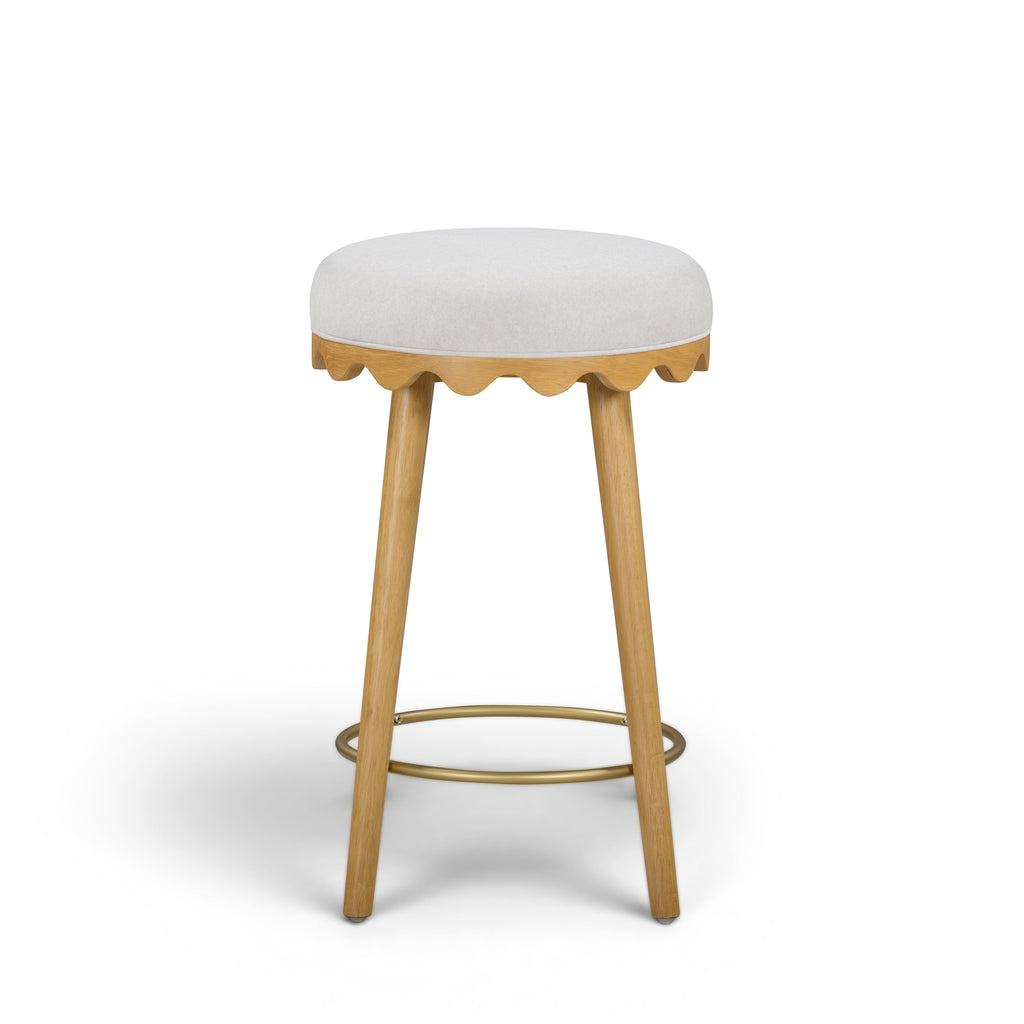 Oodle Performance Vegan Mohair Stool