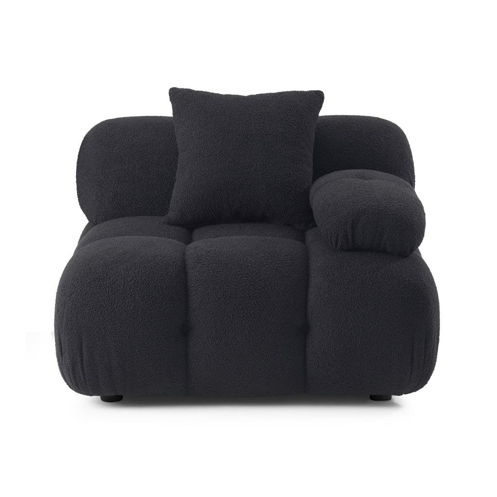 Calliope Performance Vegan Shearling Modular Corner Chair