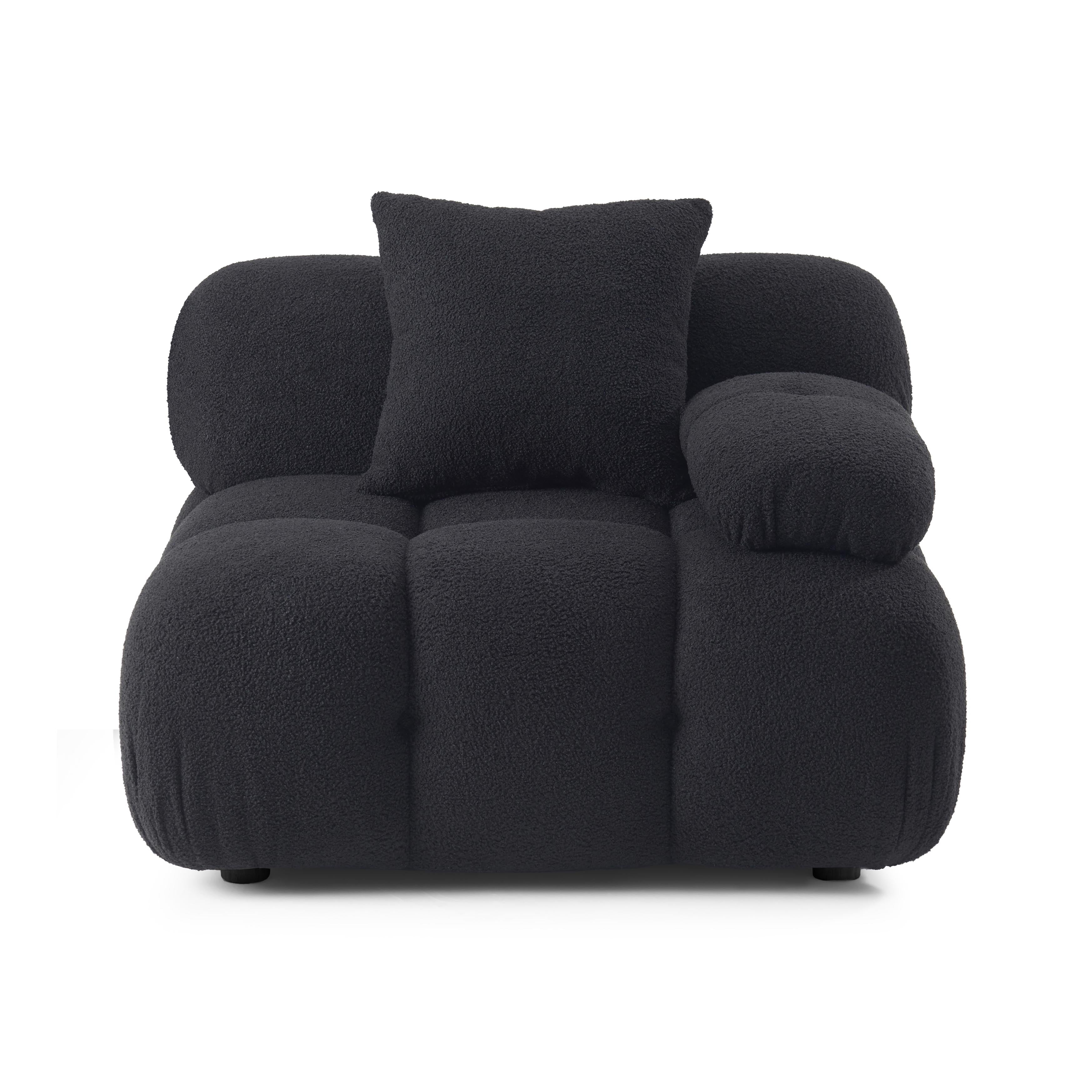 Calliope Performance Vegan Shearling Modular Corner Chair