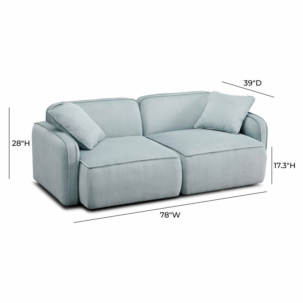 Travie 78" Modular Loveseat