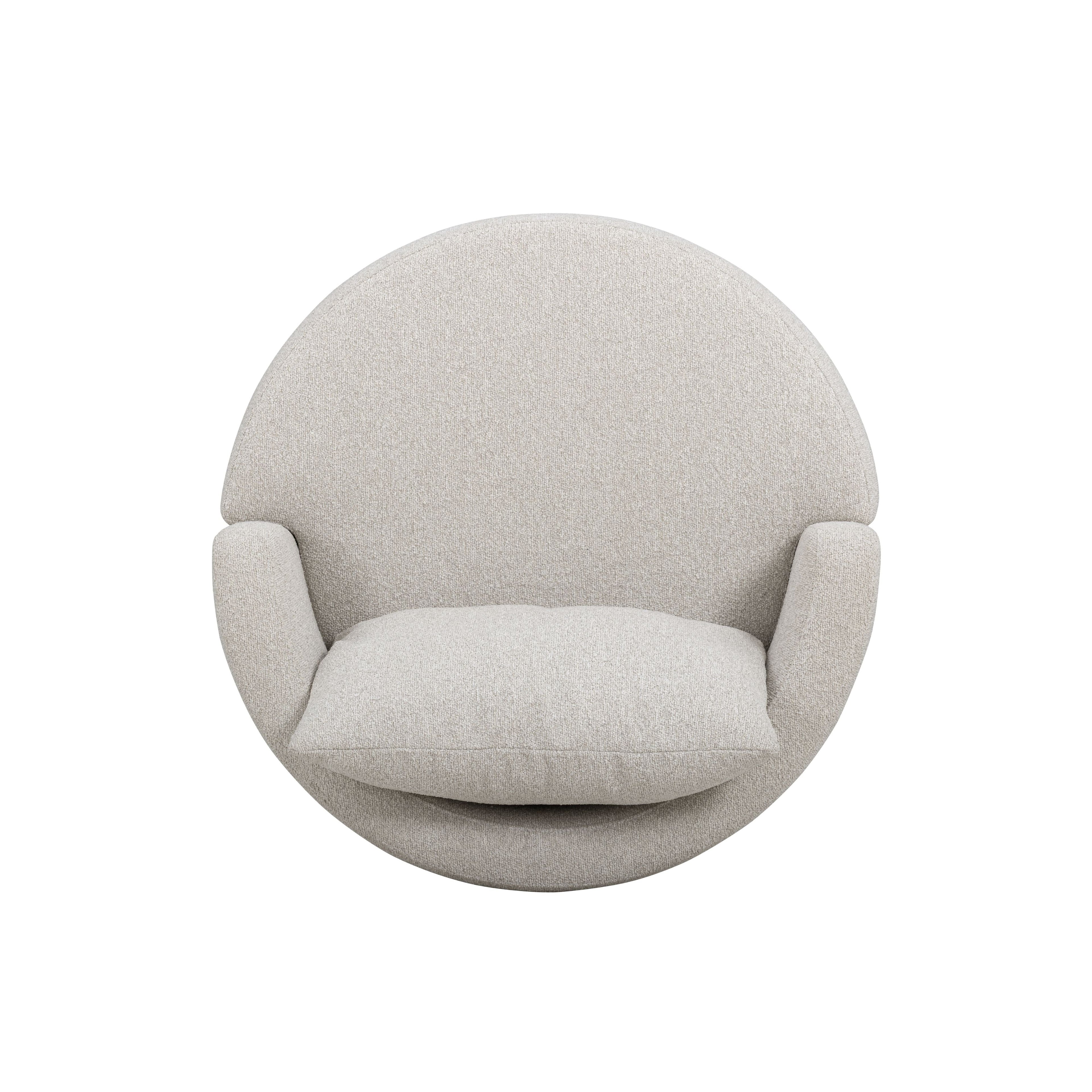 Silvi Performance Boucle Swivel Accent Chair