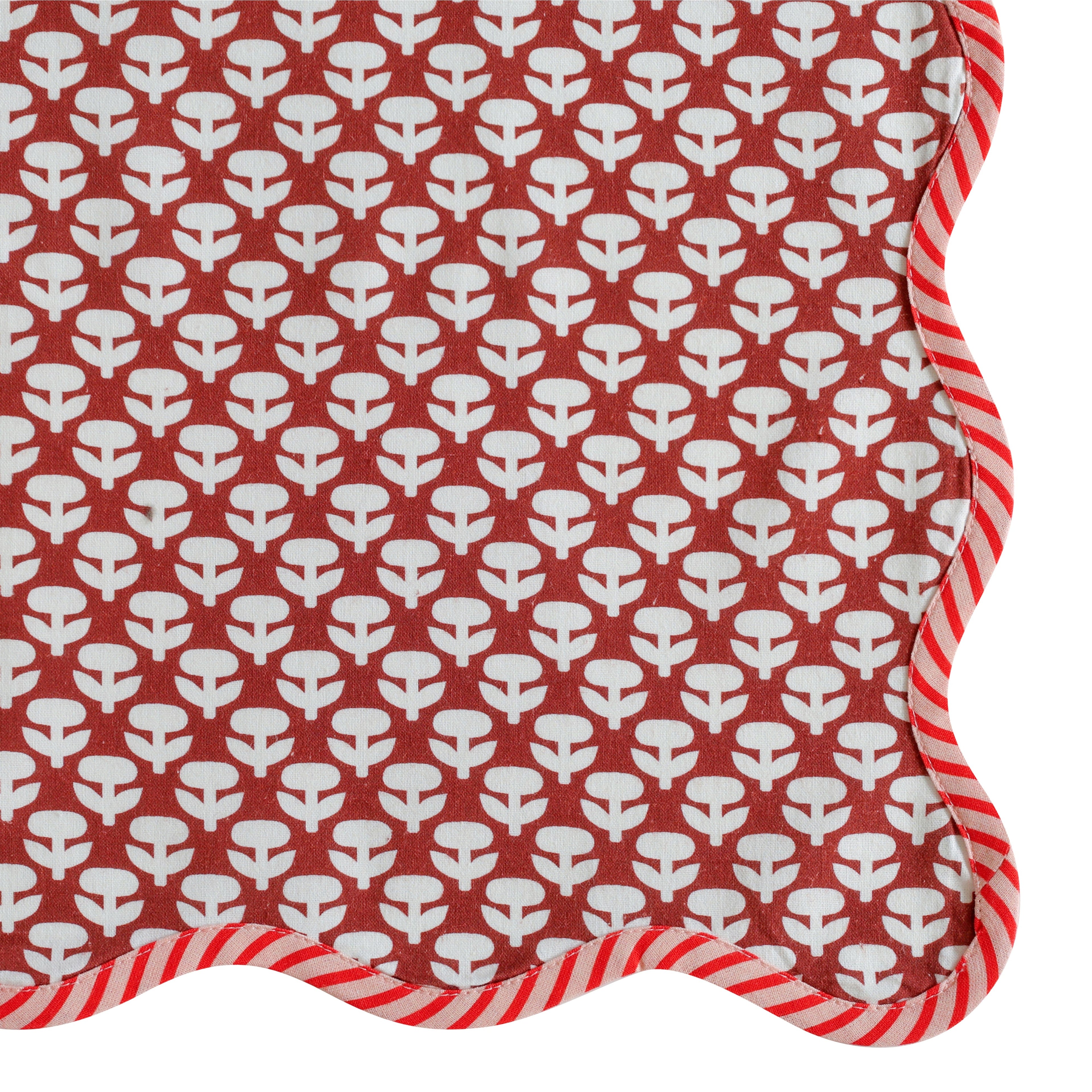 Crissy Cotton Canvas Printed Napkins - Set of 4