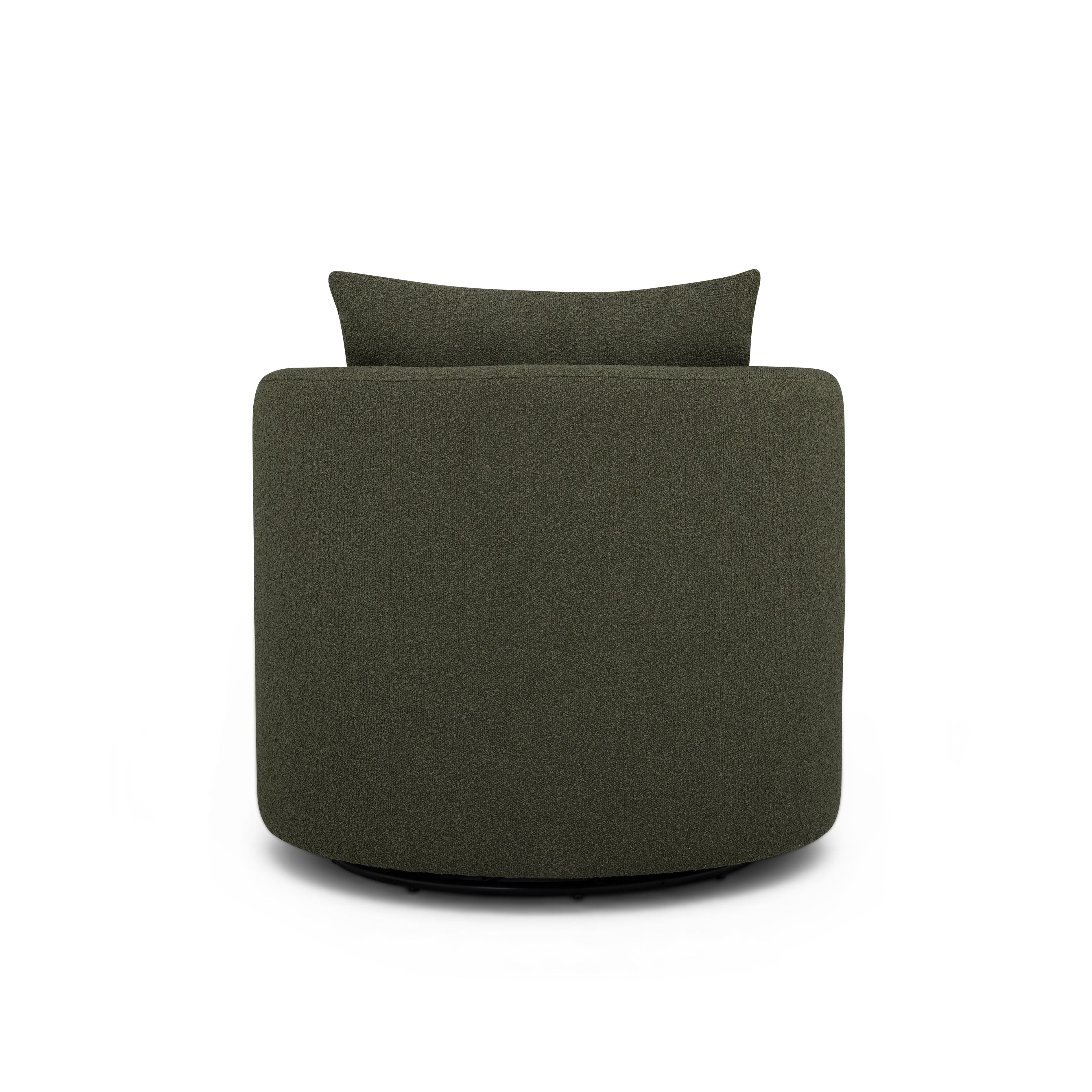Silvi Performance Boucle Swivel Accent Chair