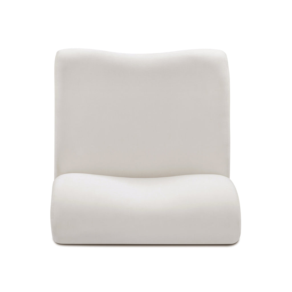 Zenith Contract-Grade Upcycled Fabric Armless Chair